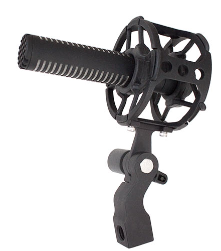 Sanken’s CS-M1 is shown with optional KS-M1 shock mount